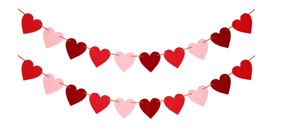 Tali Spanduk Karangan Bunga Hati Valentine Untuk Ulang Tahun Pesta Ulang Tahun Pernikahan